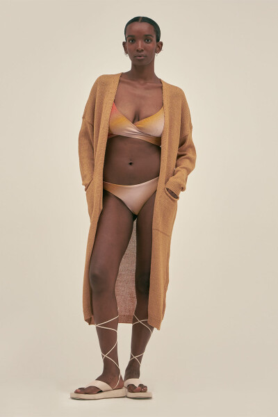 LU CARDIGAN Camel