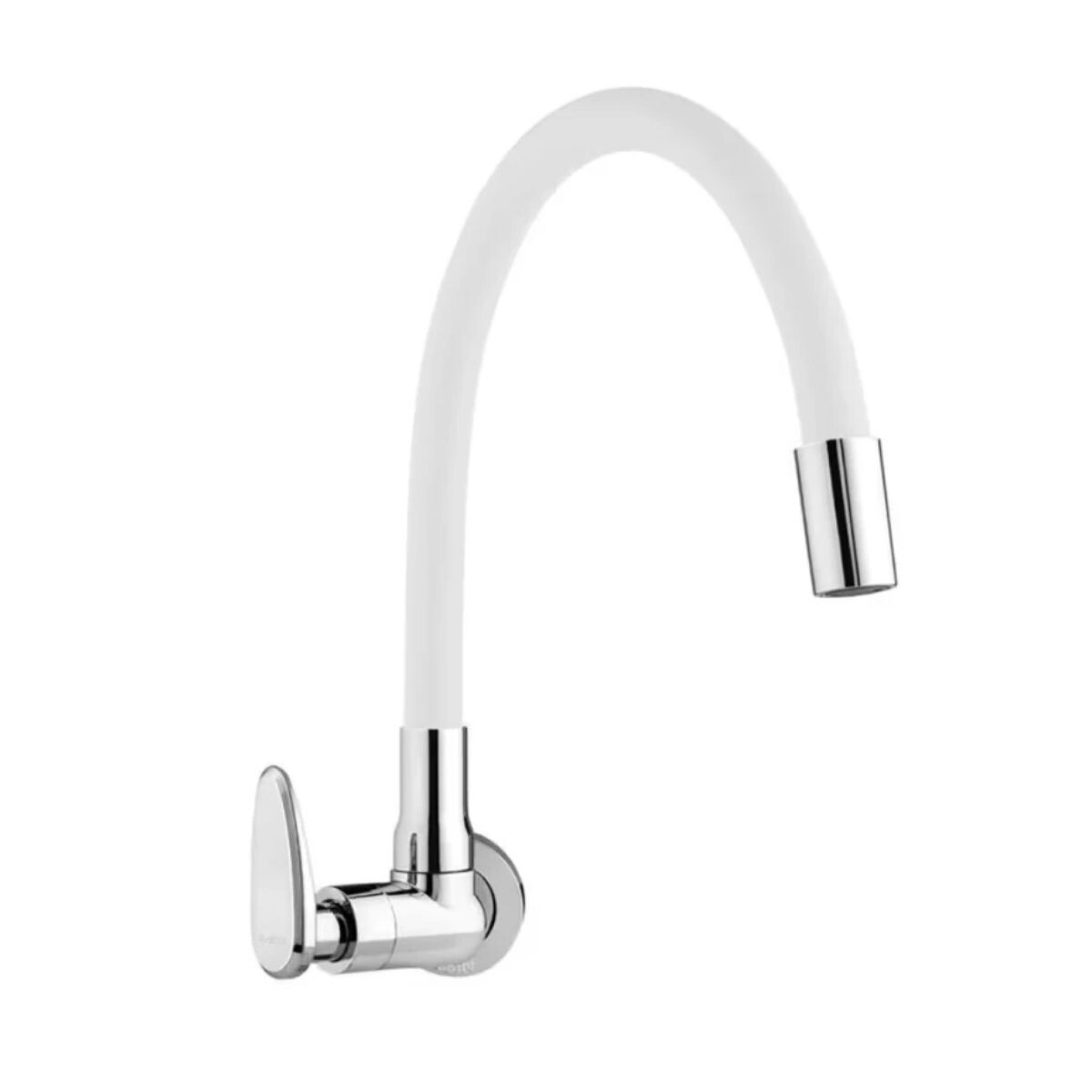 Grifo Unitario De Cocina Para Pared Allure Mouve Blanco Cromo 