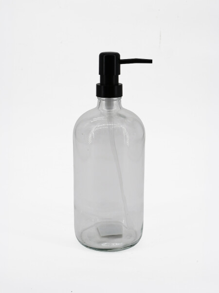 DISPENSADOR DE JABON VIDRIO TRANSPARENTE