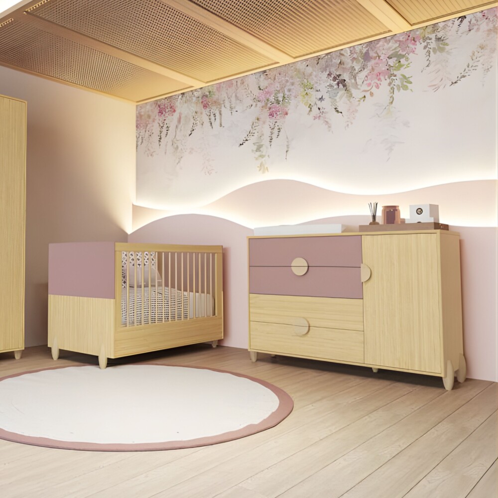 Cómoda Zapatera 4 Cajones 1 Puerta - Gracia Rosa