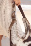 Cartera Aruba Marrón y Blanco