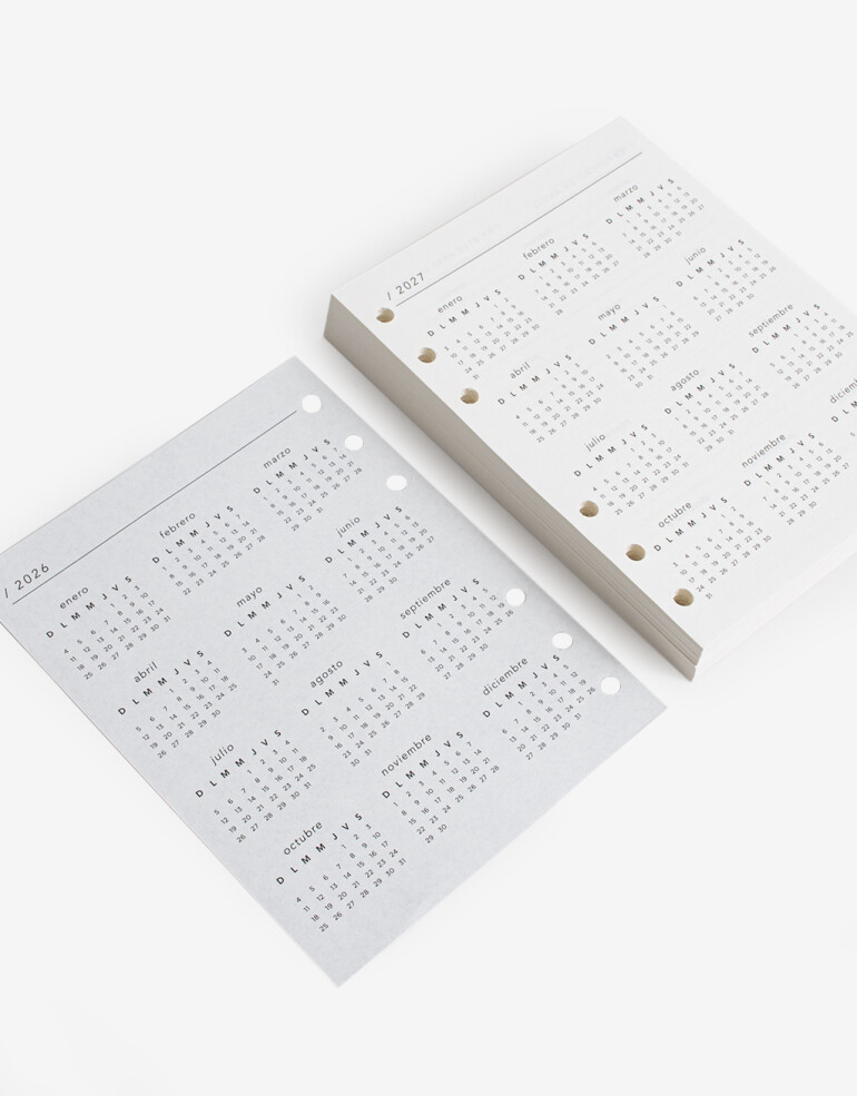 Agendas y Calendarios Agendas Repuesto 2026 Para Agenda - Combinacion Bicolor