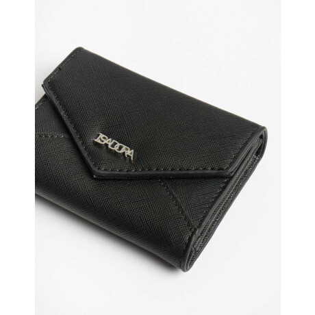 Billetera Con Solapa Negro