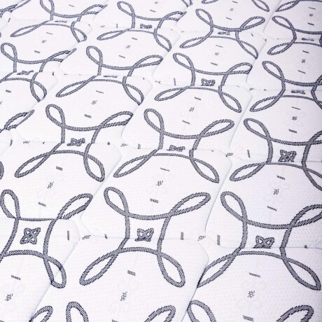 COLCHÓN QUEEN ESPUMA BLANCO VANILA