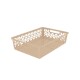 Cesto organizador raso 9L CAPPUCCINO