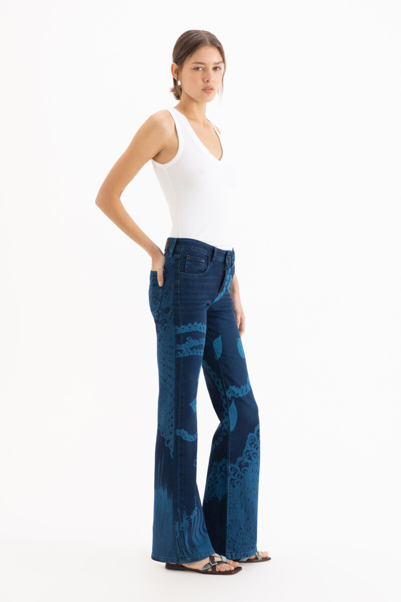 JEANS COOPER CYANOTYPE Azul