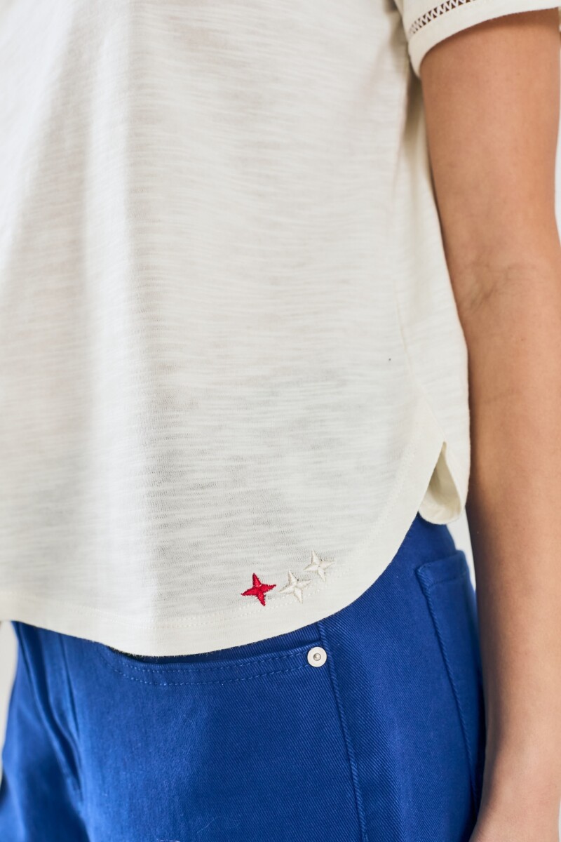 Remera Algodón Nácar