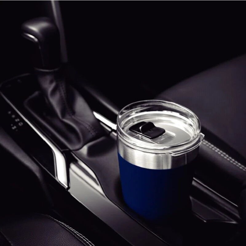 Vaso Térmico 550 ml de Acero Inoxidable con Tapa – Azul EXATA VASO TERMICO AZUL / ACERO INOX. C/T 550 ML