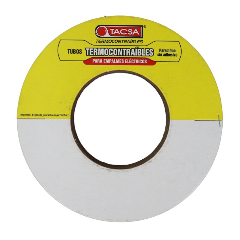 ""TUBO TERMOCONTRAIBLE PARED FINA 1/2"" X MT. S/ ADHESIVO" ""TUBO TERMOCONTRAIBLE PARED FINA 1/2"" X MT. S/ ADHESIVO"