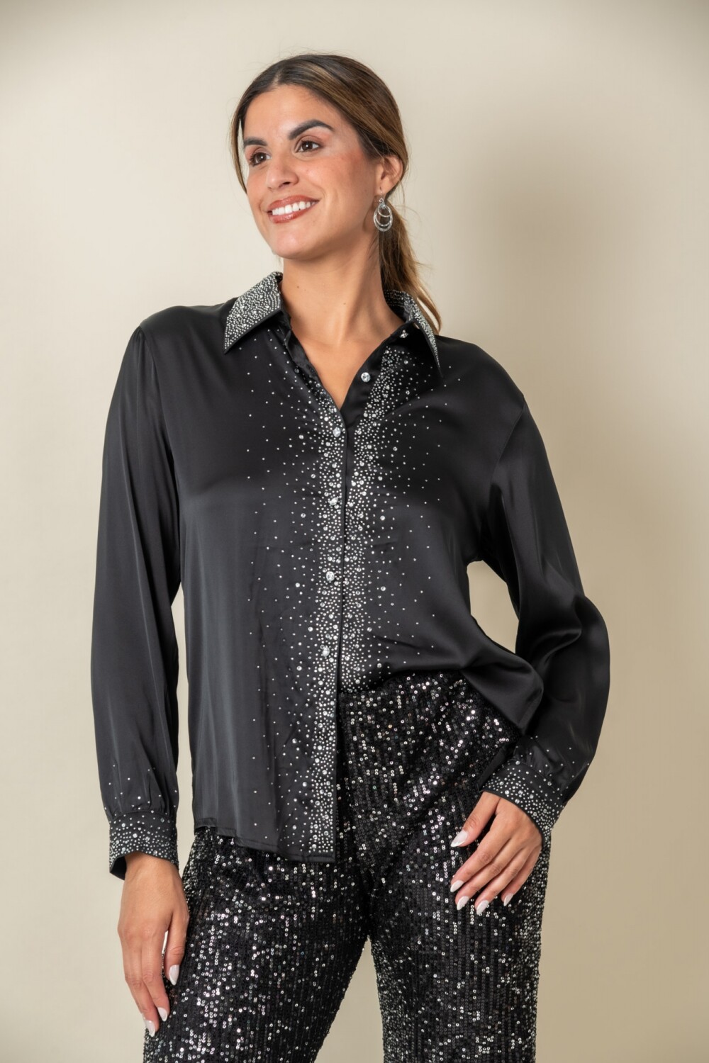 CAMISA MIMOSA Negro