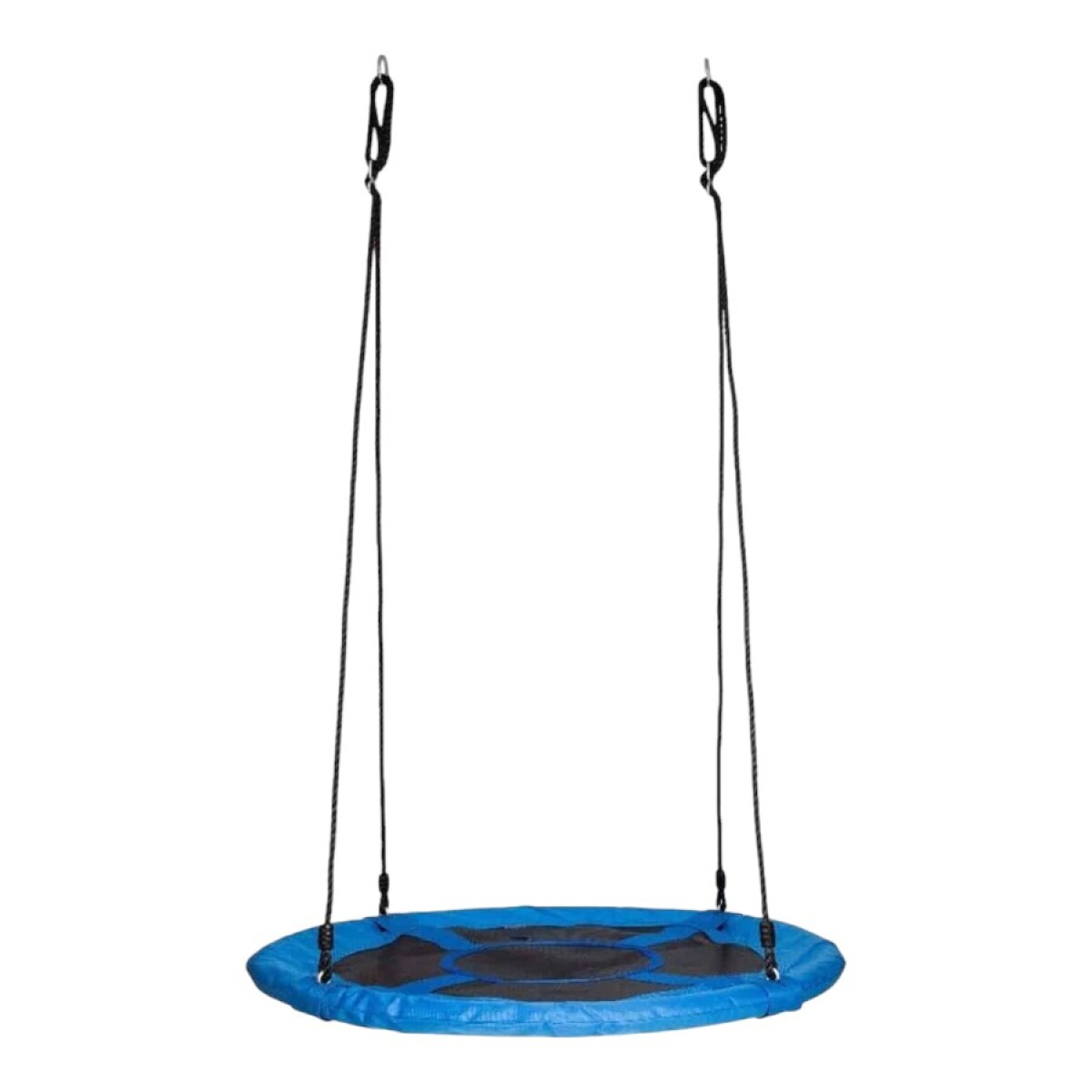 Hamaca redonda 1 m acero y malla - Azul 