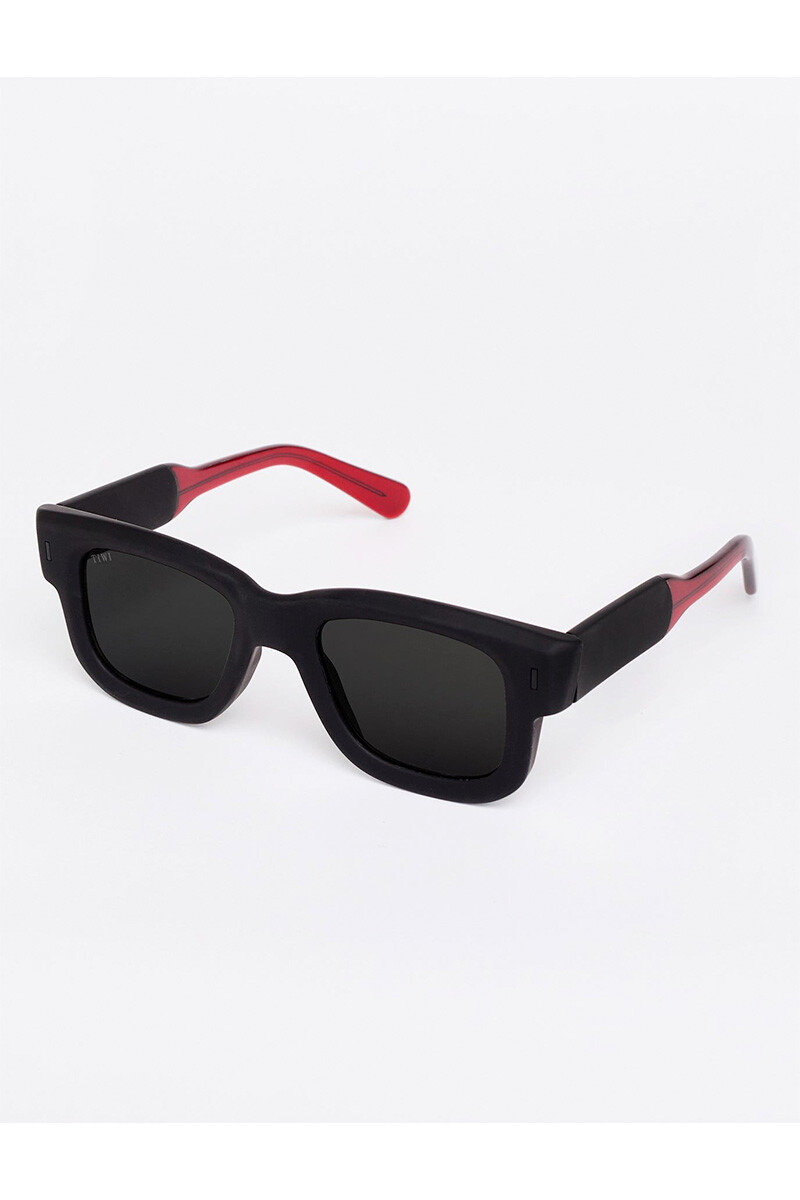 Tiwi Nico -301 Rubber Black With Red Tips With Black Lenses (flat+ar)