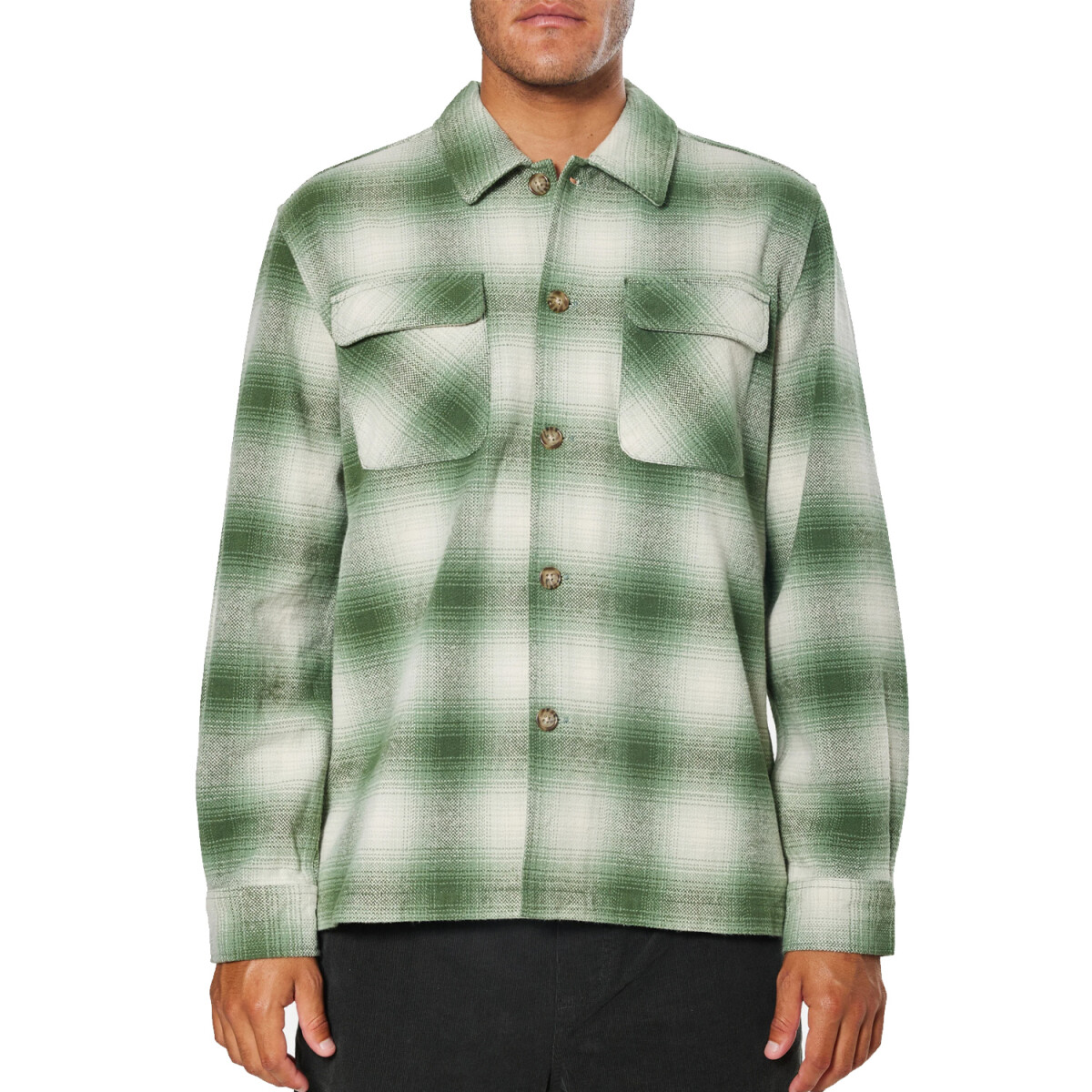 Camisa ML Katin Shiloh Flannel Verde 