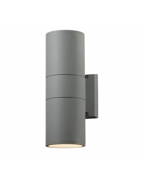Lámpara Exterior Doble en Aluminio Lumax Modelo Stafford Gris