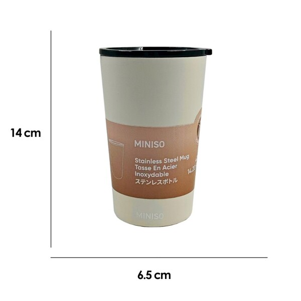 Vaso térmico 420ml blanco