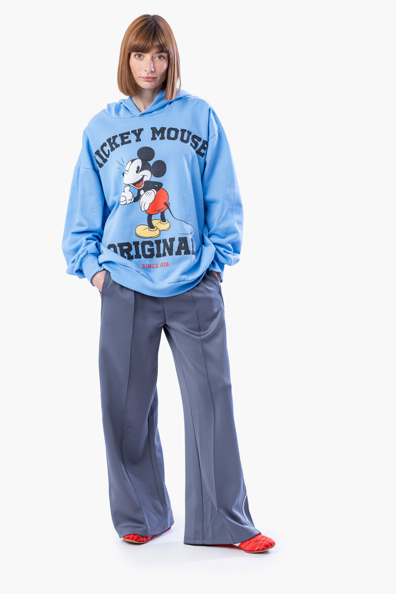CANGURO HOODIE WALT DISNEY - AZUL PIEDRA 