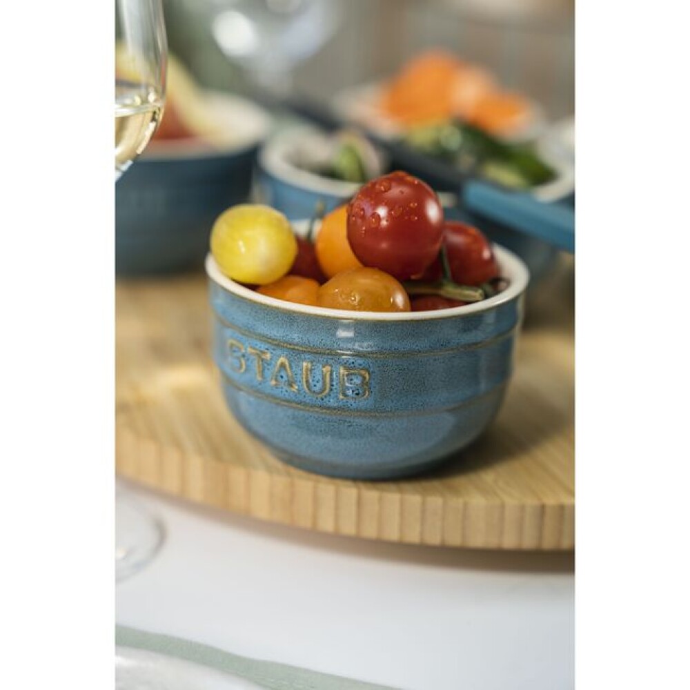 STAUB RAMEKINS SET x 2 unid - 8 cm ANCIENT TURQUESA STAUB RAMEKINS SET x 2 unid - 8 cm ANCIENT TURQUESA