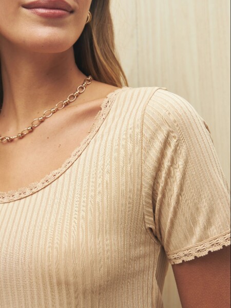 T-SHIRT ALLIE TOBIAS BEIGE