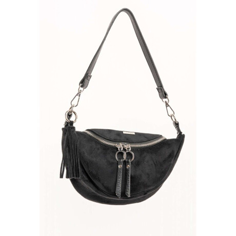 Cartera Gamuza Vegana Negro