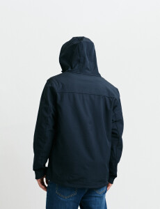 300550 CAMPERA HARRINGTON LABEL Azul Oscuro