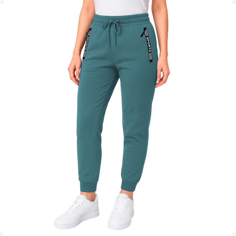 Pantalón Jogging Deportivo Turquesa Talla M-L