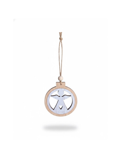 COLGANTE ANGEL MADERA CALADO 11 CM. COLGANTE ANGEL MADERA CALADO 11 CM.