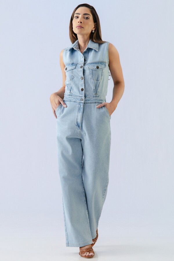 Enterizo Denim. Enterizo Denim.