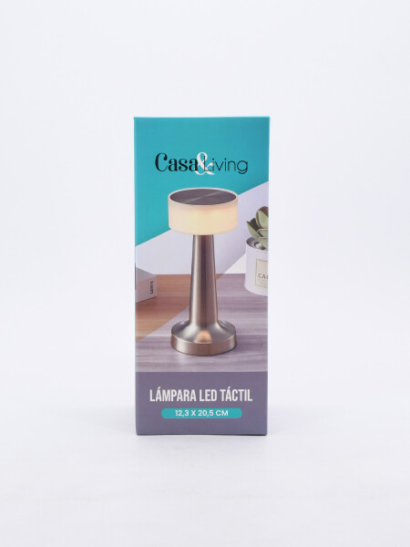 LÁMPARA TOUCH PLATEADO