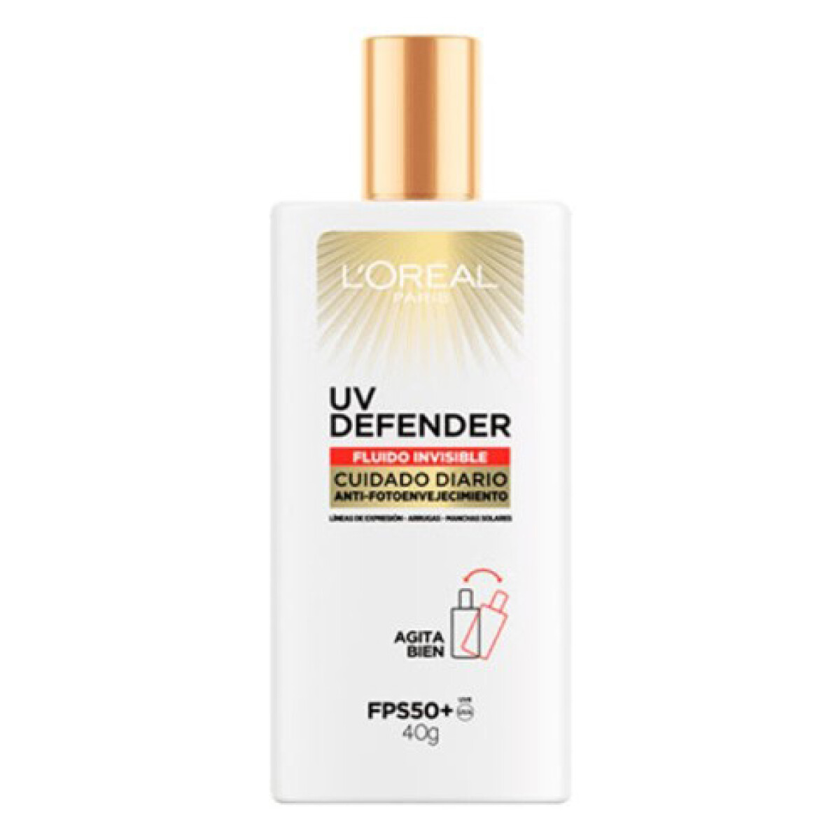 Protector Solar UV Defender Fluido - Loreal París 