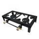 Anafe A Gas Cocina Portatil Negro 2 Hornallas Hogar Camping Anafe A Gas Cocina Portatil Negro 2 Hornallas Hogar Camping
