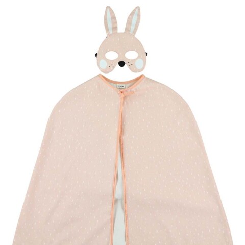 Disfraz Infantil Capa Y Máscara Animales Trixie Divertido Diseño Conejo
