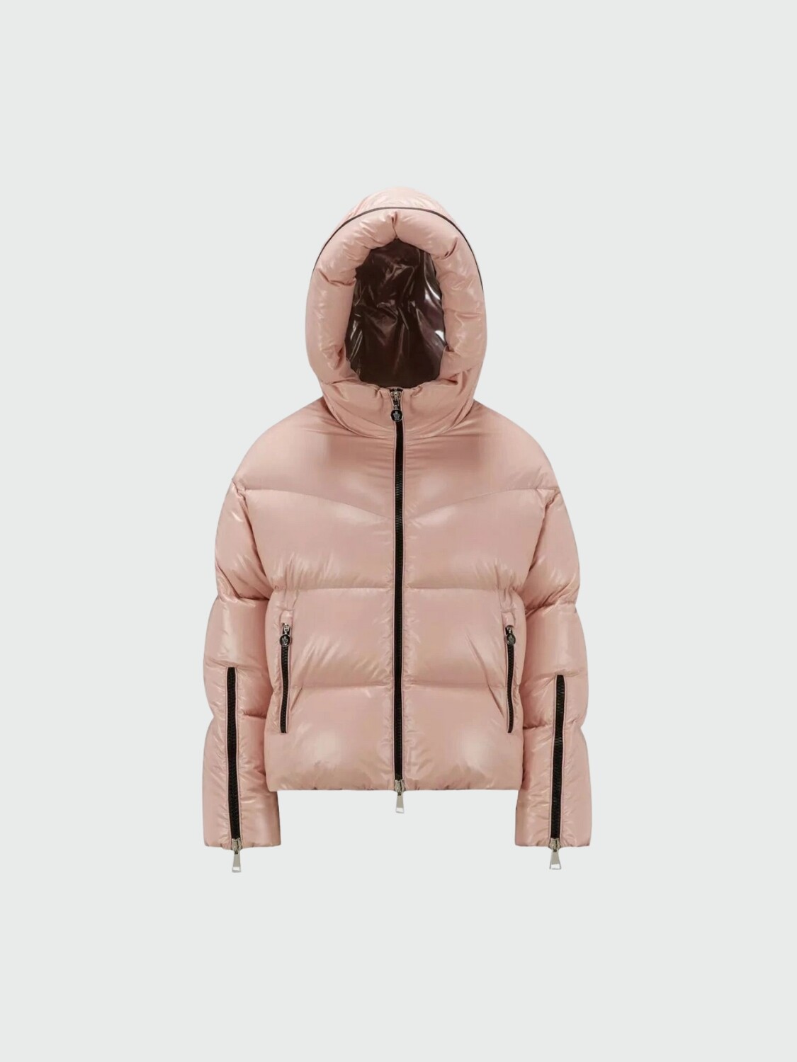 Campera con capucha integrada rellena de plumas, HUPPE Rosado