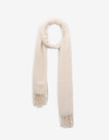 Bufandas Special Price Bufanda Con Flecos - Blanco Crudo