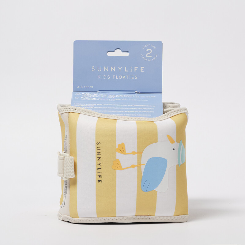 Alitas de neopreno Mustard Stripe