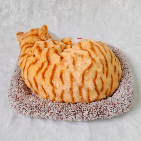 Peluche Respira Gato Perro C/Cama Mascota Sonido Gato