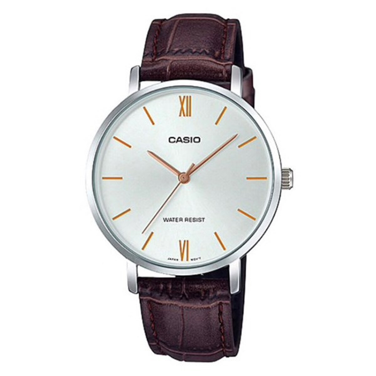 Reloj CASIO LTPVT01L-7B2UDF Cuero Marron Esfera 34mm 