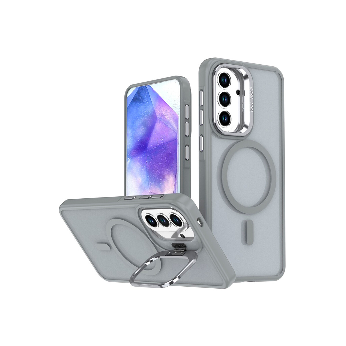 Protector para Samsung Galaxy A37 magnético color gris 