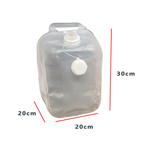 CAMPING - BIDON PLEGABLE MULTIFUNCION 10 LITROS - CAMPING - BIDON PLEGABLE MULTIFUNCION 10 LITROS -