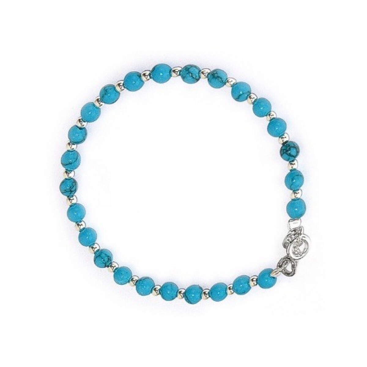 Pulsera Cuentas Turquesa 