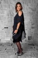 Vestido Bretas Negro