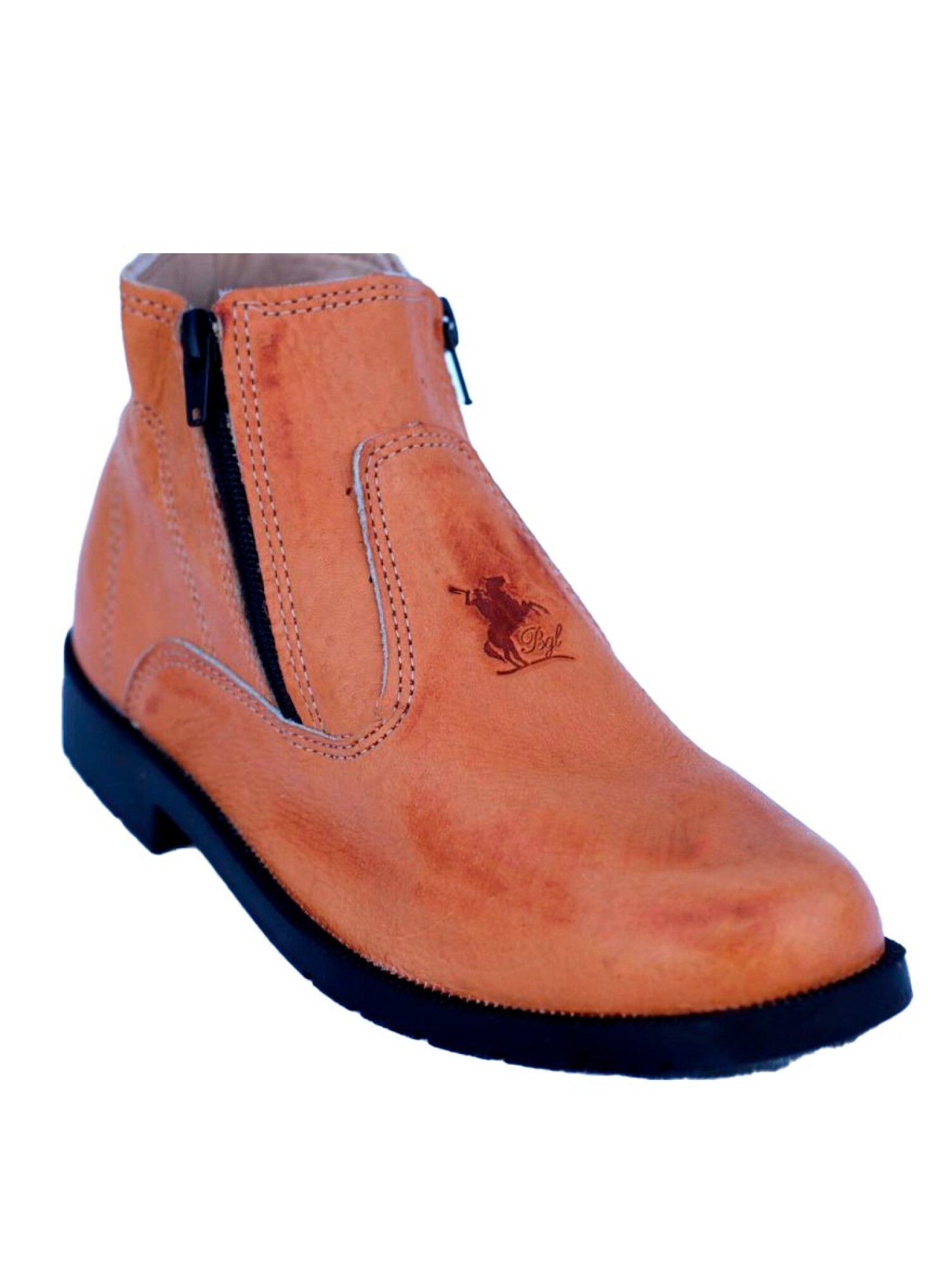 Cierre Zapatos Hombre Bota Bota Doble Cierre Adulto — Bagual