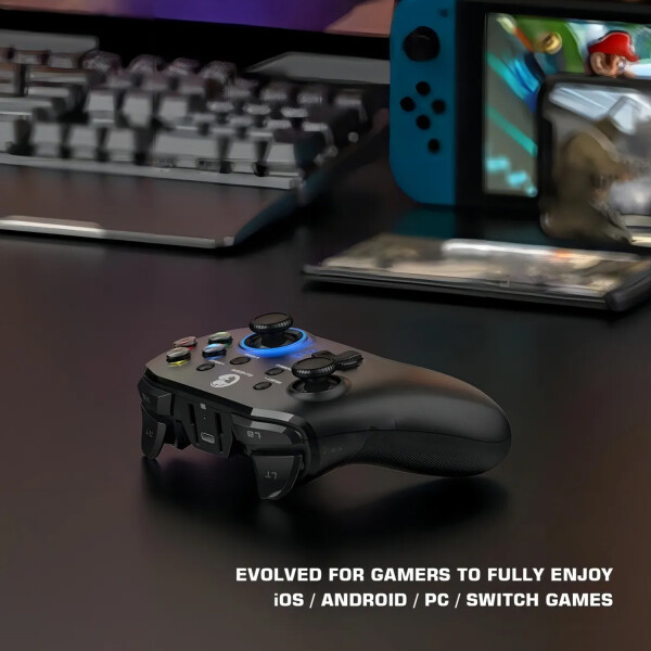 Joystick Gamesir T4 Pro Inalámbrico Nintendo Pc/android NEGRO