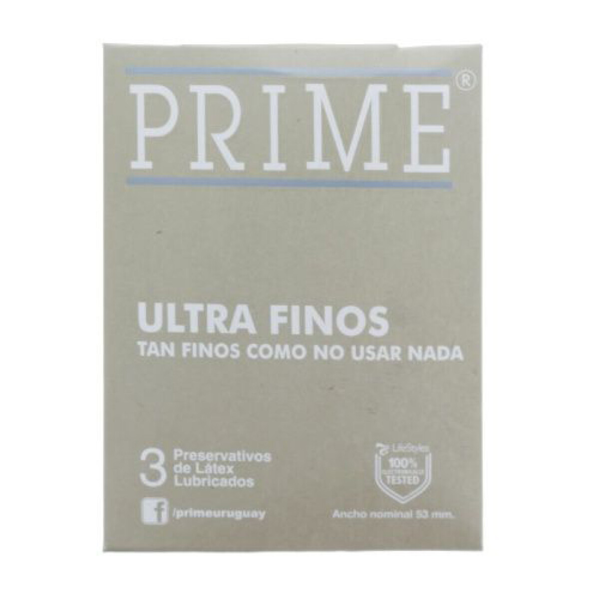 Preservativos Prime - Ultra fino 