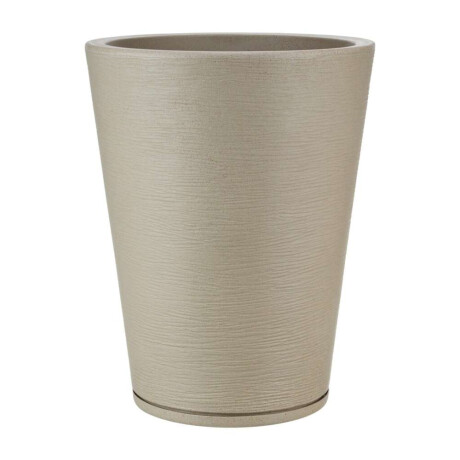 MACETA 38X57CM GENEBRA GRAPHITO EFECTO PIEDRA BEIGE
