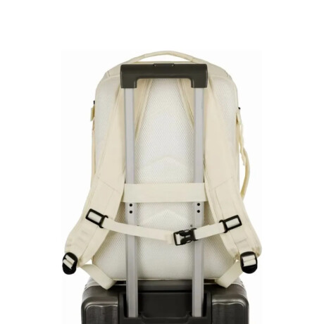 Mochila de viaje expandible con múltiples bolsillos Beige