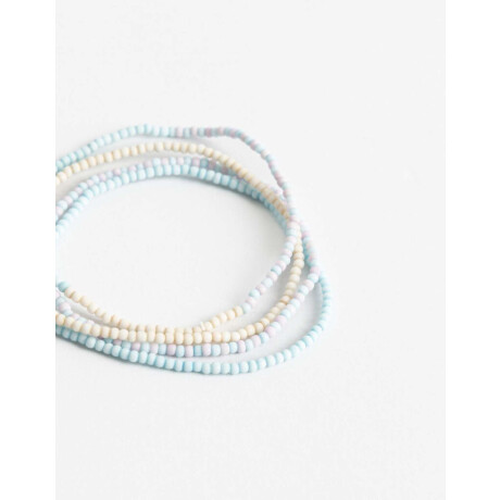 Set De Pulseras Elásticas Para Niñas Combinacion Multicolor