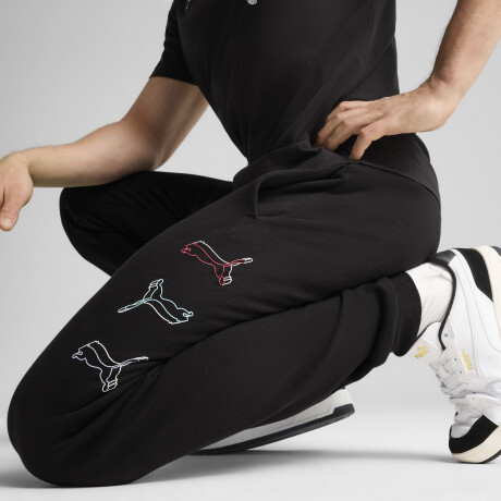 ESS LOGO LAB Exec.Sweatpants FL cl 68560401 Negro