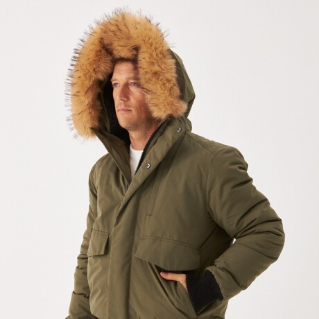 Campera Wrangler de Hombre - Jacket TEDDY - W70048GREEN GREEN