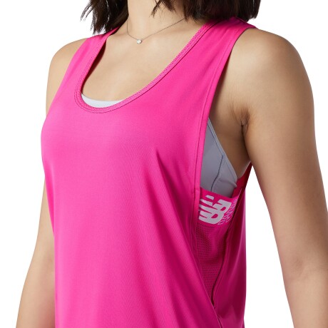 Musculosa New Balance de Dama - RELENTLESS SWEAT- WT13169PGL PINK GLO