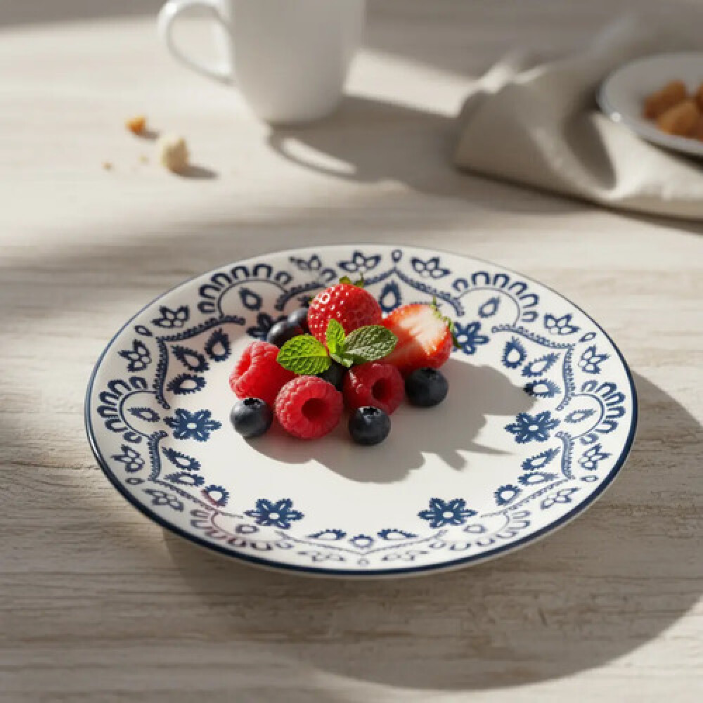 Plato postre Energy floreal 20 cm OXFORD Plato postre Energy floreal 20 cm OXFORD